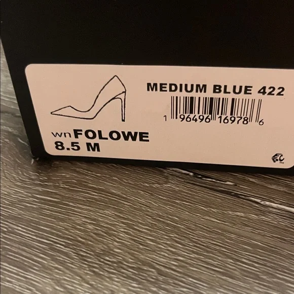 Nine West Cobalt Blue Pointed-Toe Stiletto Pumps - Picture 7 of 9